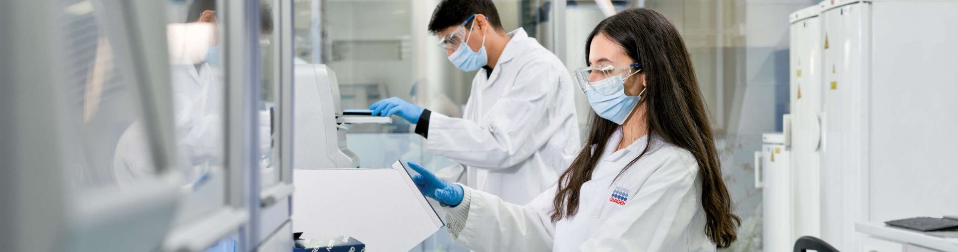 Woman in a lab